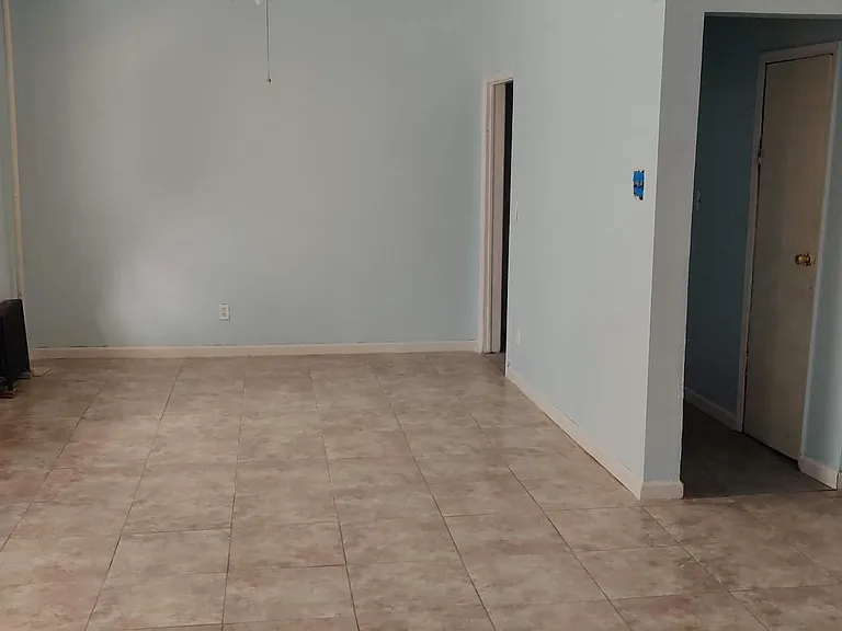Living room and dining area