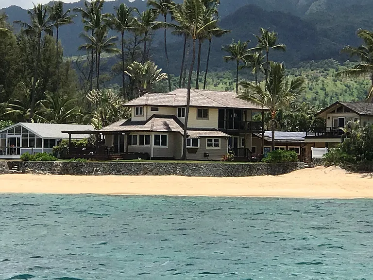 View of the three building on the property.