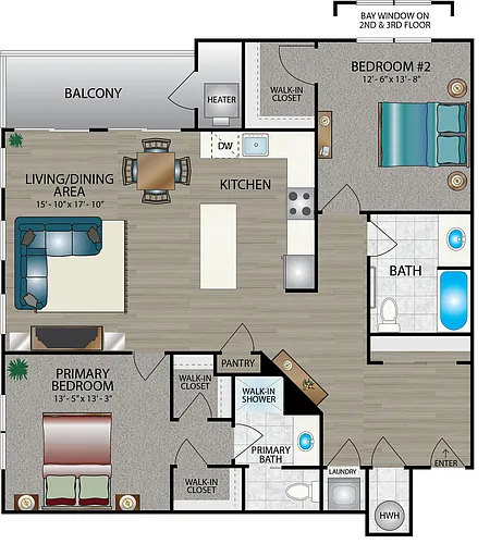 Floor plan Townsend