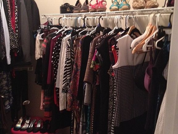 Walk-closet in Master Bedroom