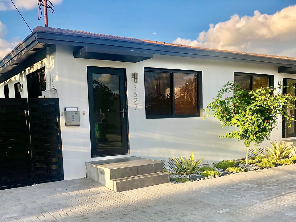 gated patio entrance and private parking