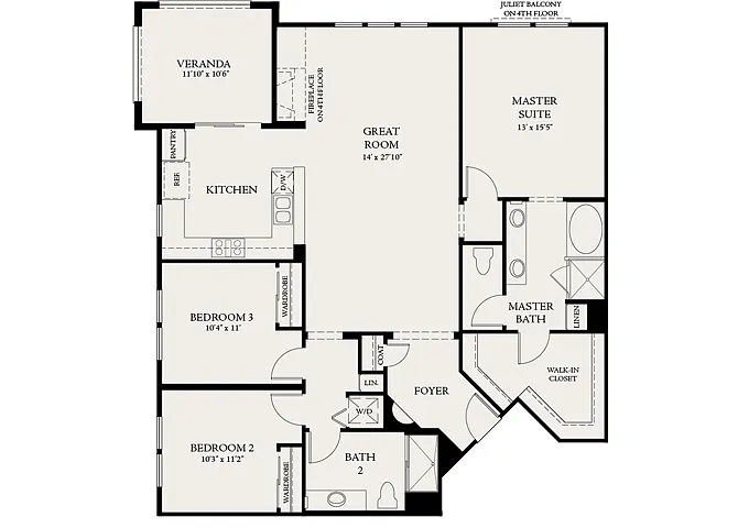 Floor plan 4A