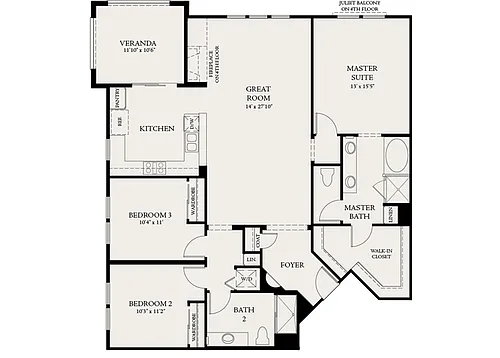 Floor plan 4A