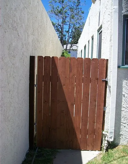 531 S F Street Unit 5 backyard gate_06272013