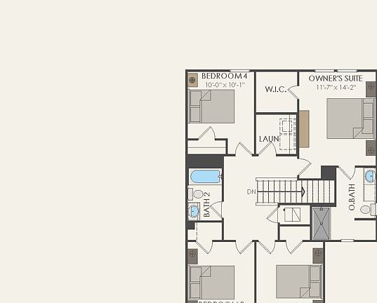 Second Floor 4 br 2.5 ba