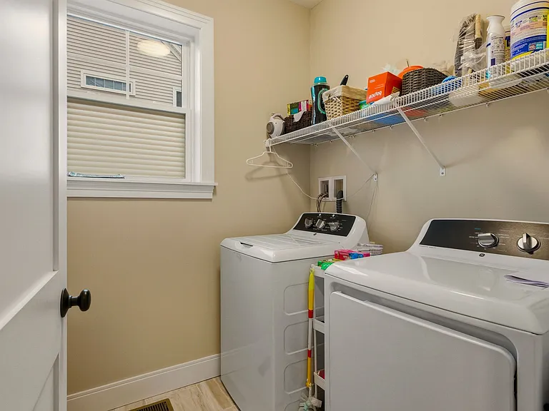 1st floor back hall laundry room
