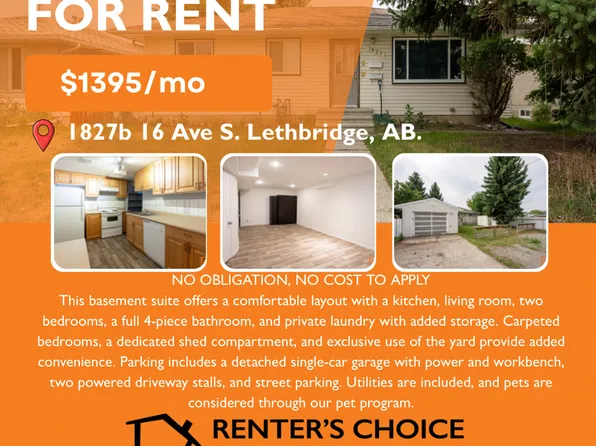 1827B 16th Ave S, Lethbridge, AB T1K 0Y4