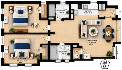 Floor plan 301