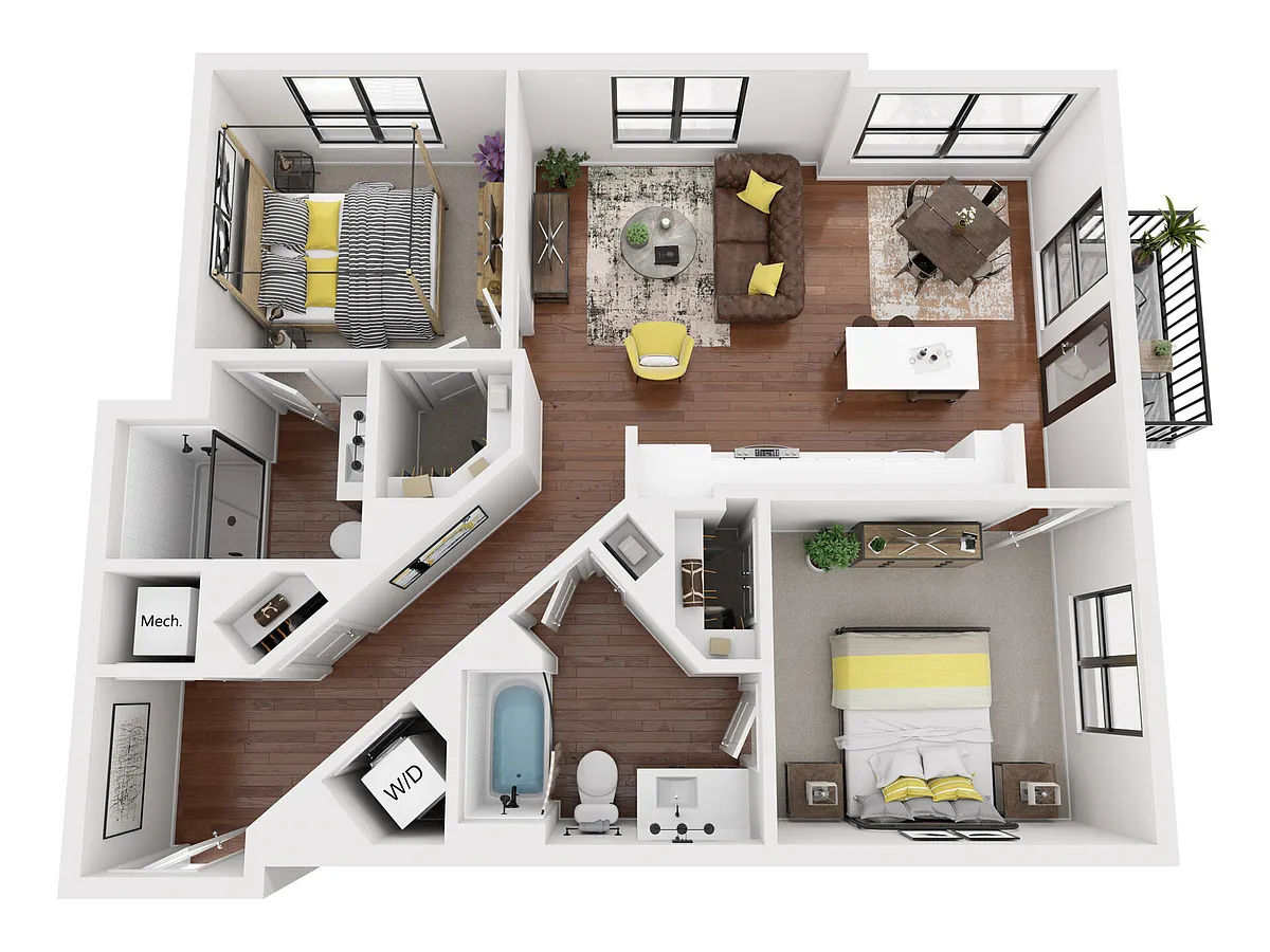 Floor plan B3