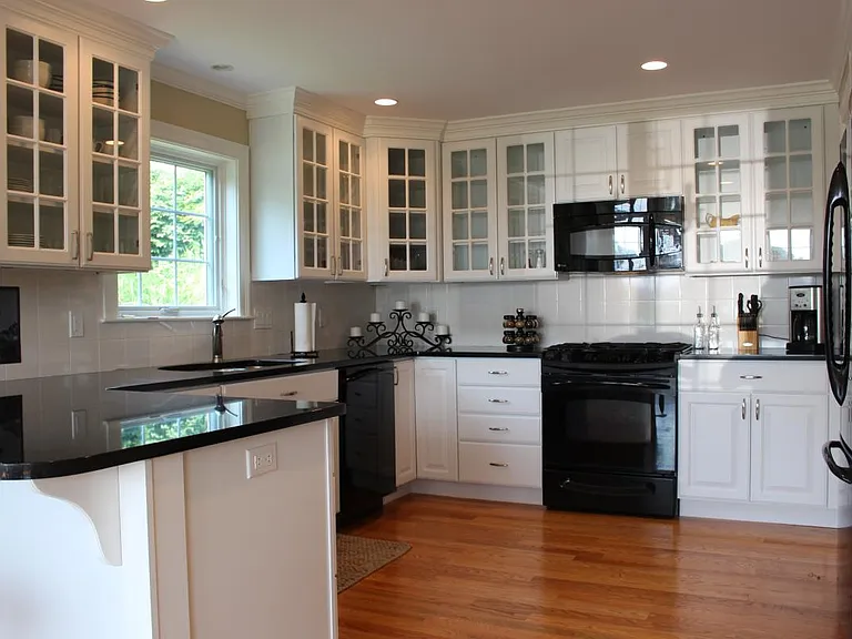 Kitchen with walk-in pantry