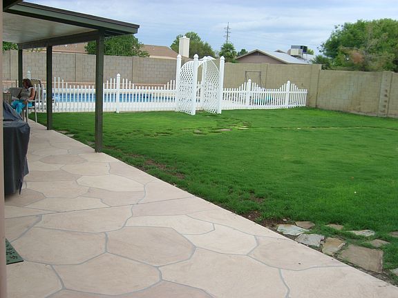 large covered and uncovered patios