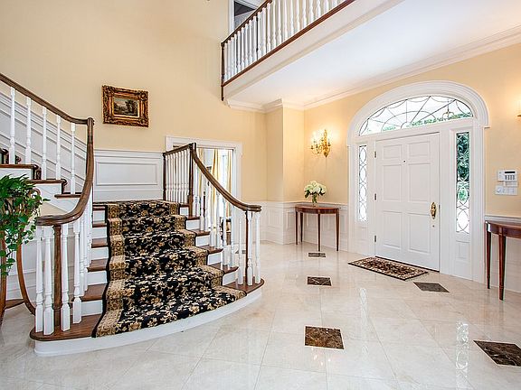 Two story foyer