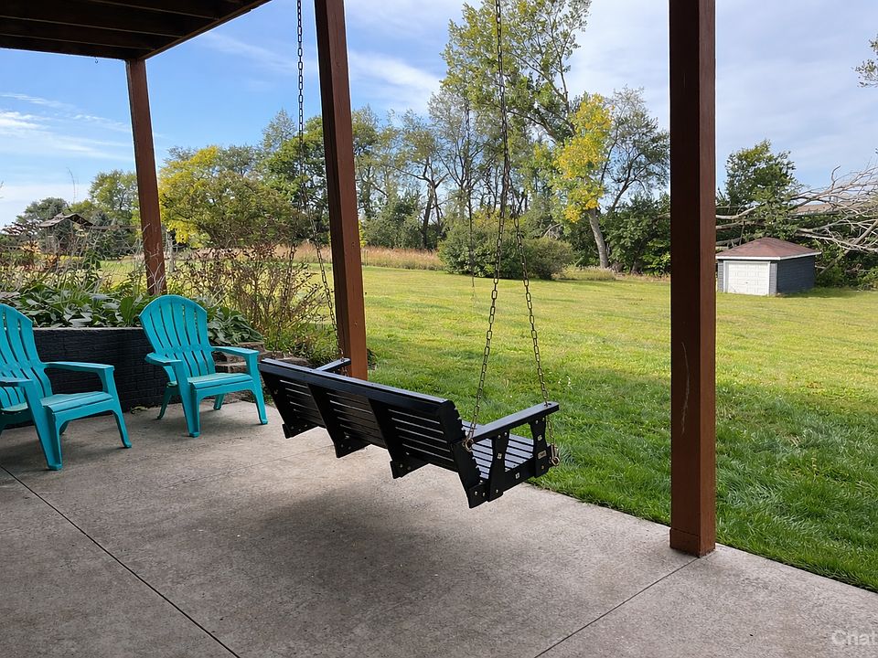 Walk out back porch. Full length of home.