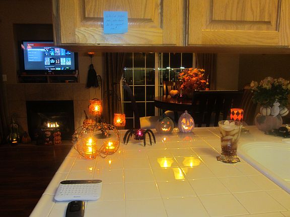 from kitchen