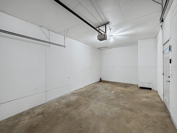 Single Car attached insulated garage.