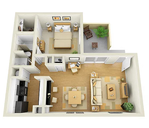 Floor plan Van Gogh