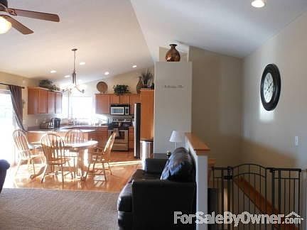 living room looking into kitchen