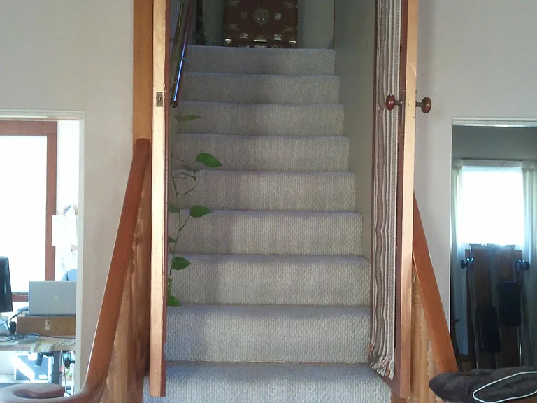 Stairs to master suite