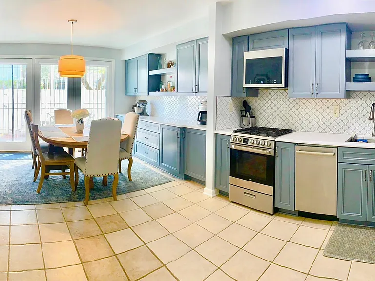 FIrst floor kitchen and dining area.