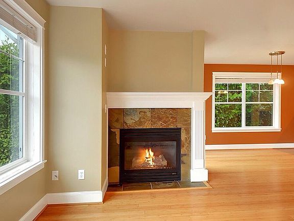 Second Floor: living and dining room