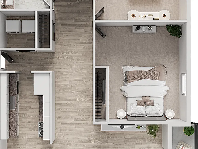 B1 | 2-Bedroom Floorplan B1 | 2-Bedroom Floorplan