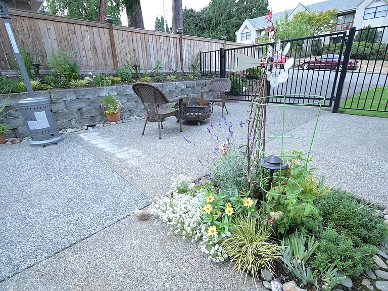 Backyard common area