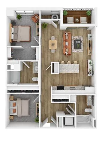 Floor plan Peace (BLDG II)