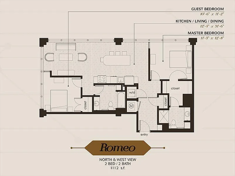 Floor plan Romeo