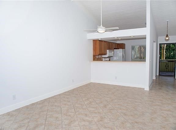 Kitchen opens into the great room.