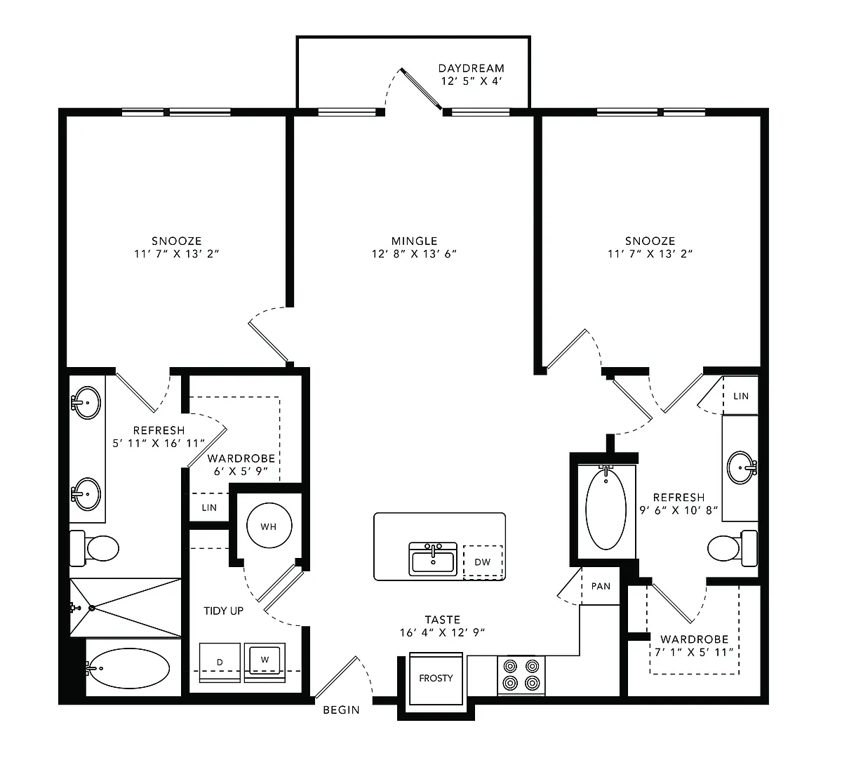 Floor plan B2