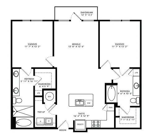 Floor plan B2