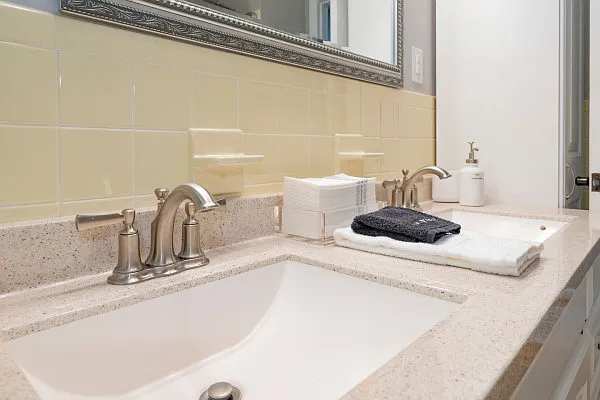 Storage Cabinet in Hall Bath