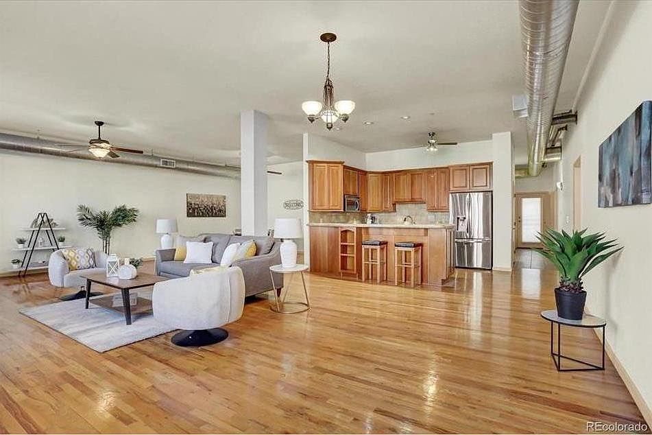 Large, open living, dining, kitchen area