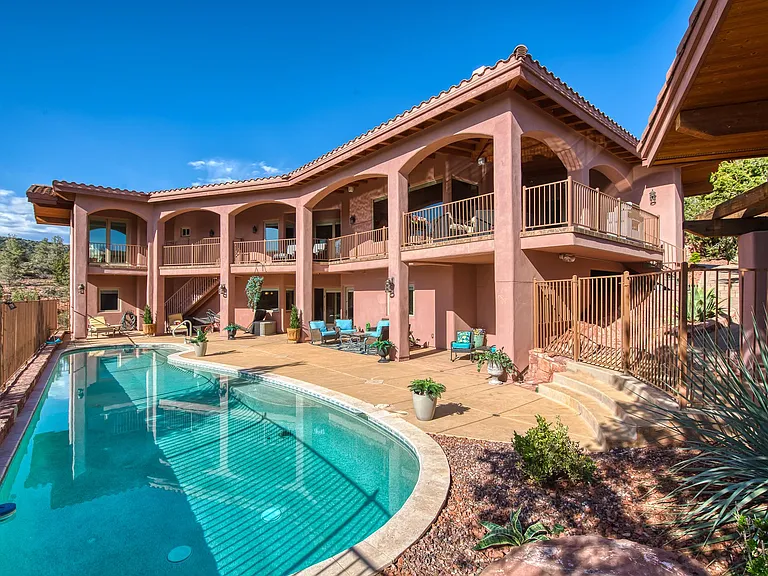 Rear View from Pool