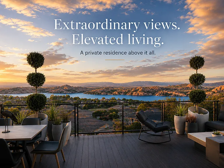 Truly Extraordinary Single Family Home with Best Views in Prescott, AZ. 4 bedrooms (or 2 plus 2 offices with closets), 2.5 baths, full house himidifier, water softener, Reverse Osmosis water in kitchen, to die for master suite & guest Suite, Sauna too!