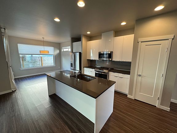 Kitchen view from living room