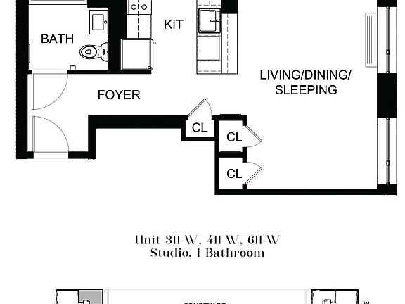 2nd image of 55 N 5th St APT W311