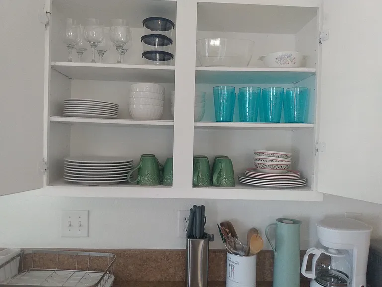 well appointed kitchen cabinet