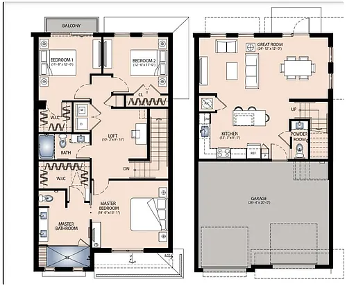 Floor plan TH1