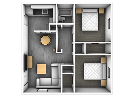 Floor plan The Caboose