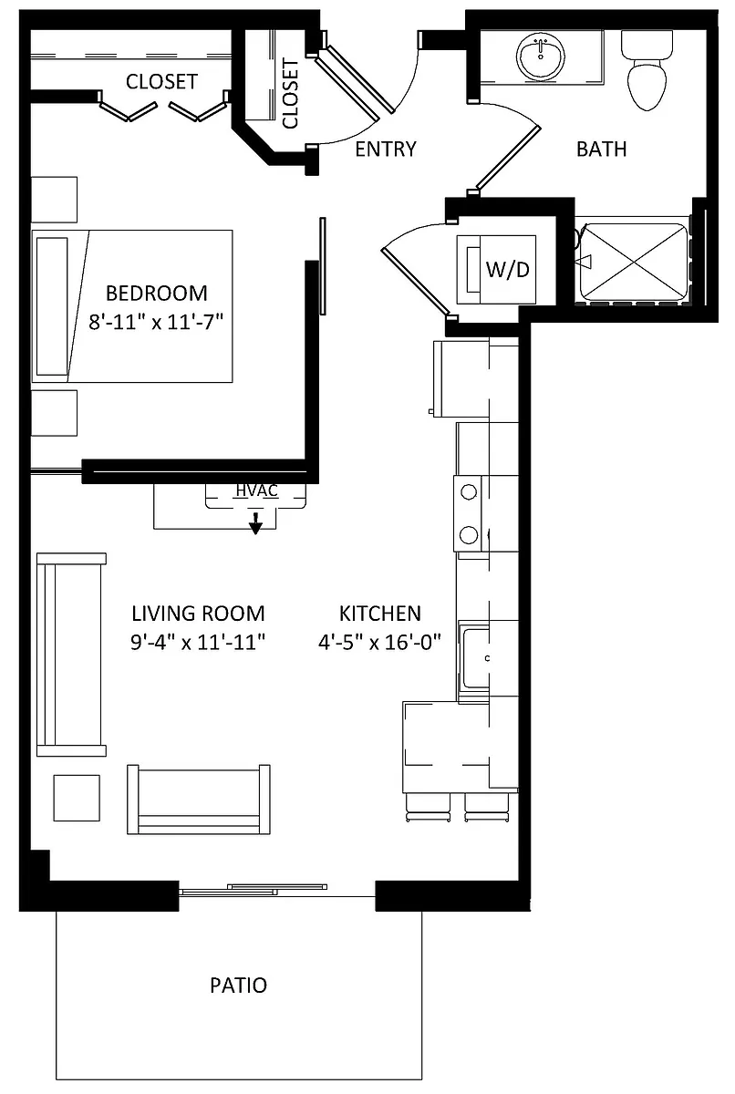 Floor plan Studio