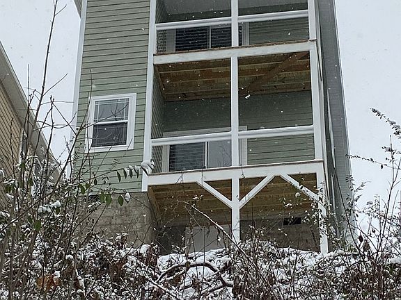 back of house from Reems Creek walking trail