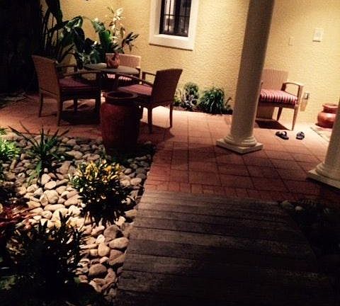 Courtyard at Night