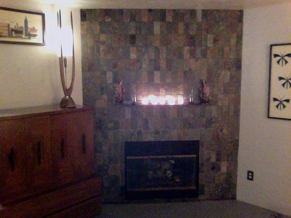 Tumbled Slate Fireplace