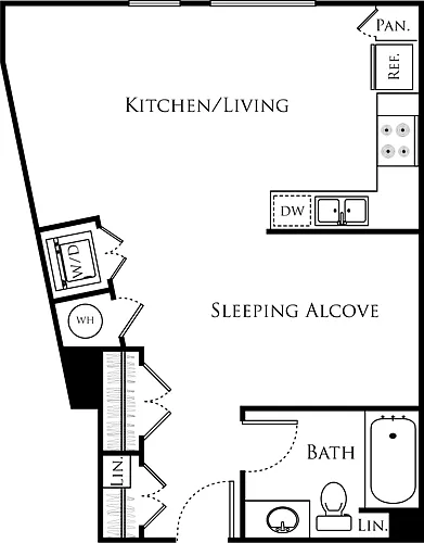 Floor plan Studio C