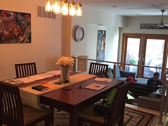 open floorplan dining room
