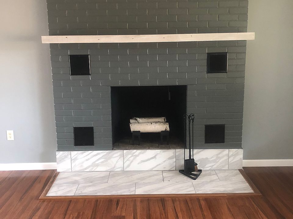 Wood burning fireplace  