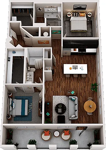 Floor plan B8F