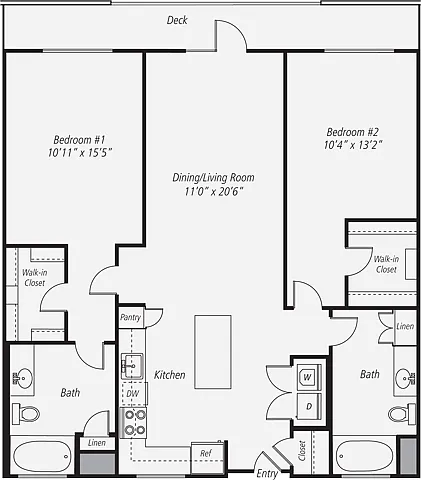 Floor plan Furnished-f-B1-1190-Deck
