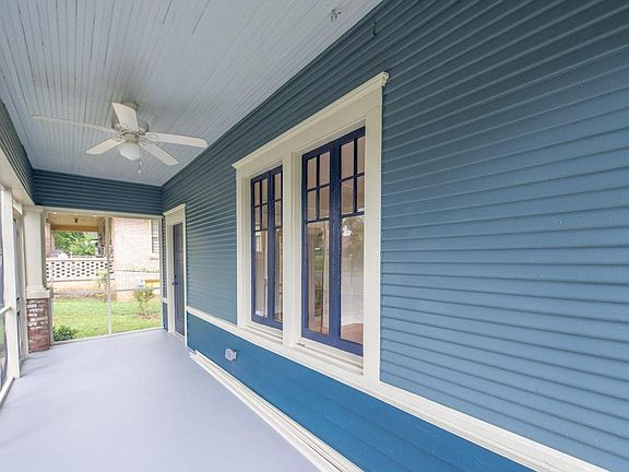 Porch now has a swing.